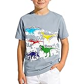 Boys Short Sleeve T Shirts Kids Crewneck Summer T-Shirts Toddler Graphic Tees Casual Soft Cool Tops 3-8 Years