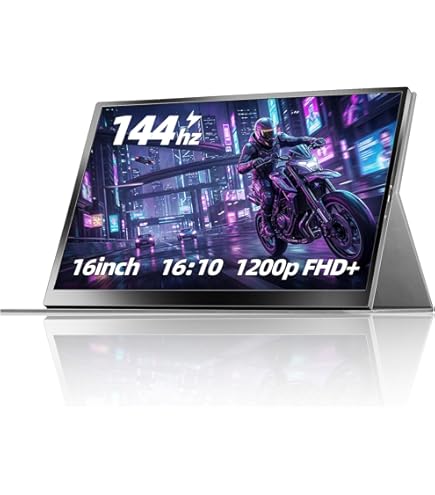 Amazon.com: ZefcS Portable Gaming Monitor 16 Inch 144Hz 1920x1200