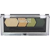 Maybelline Studio Color Plush Quad Eye Shadow for Women, 135 Enticing Emerald, 0.09 Ounce