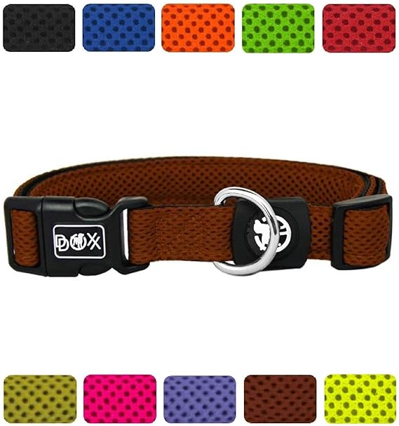 DDOXX Hundehalsband Air Mesh in vielen Farben &amp; Größen für kleine