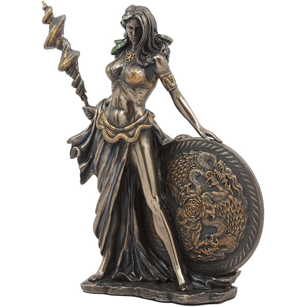 Skadi Norse Goddess Of Winter Bronze Pendant - Pagan Jewelry, Norse Gift, Viking Mythology Necklace