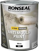 Ronseal 6 Year Anti Mould Paint White Silk 750ml view 4