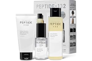 COSRX PEPTIDE 132 Hair Care Set - Bonding Shampoo, Treatment & Oil Serum, Bond Repair Treatment Hair Gift Set for Damaged, Dry Hair, Scalp Treatment for Dandruff, Dry & Itchy Scalp, Stocking Stuffers