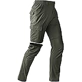 Mens Hiking Convertible Pants Waterproof Lightweight Quick Dry Zip Off Fishing Travel Safari Outdoor Cargo Work