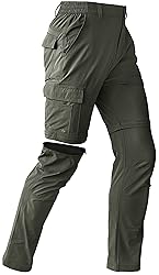 Mens Hiking Convertible Pants Waterproof