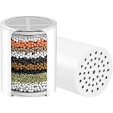 HODSEUKIN Replacement Filter Compatible with &lrm;Organic Jaguar Shower head | Multi Stage Shower Filtration Systems for Hard Water Reduces Chlorine,Fluoride and Harmful Substance 2 Pcs