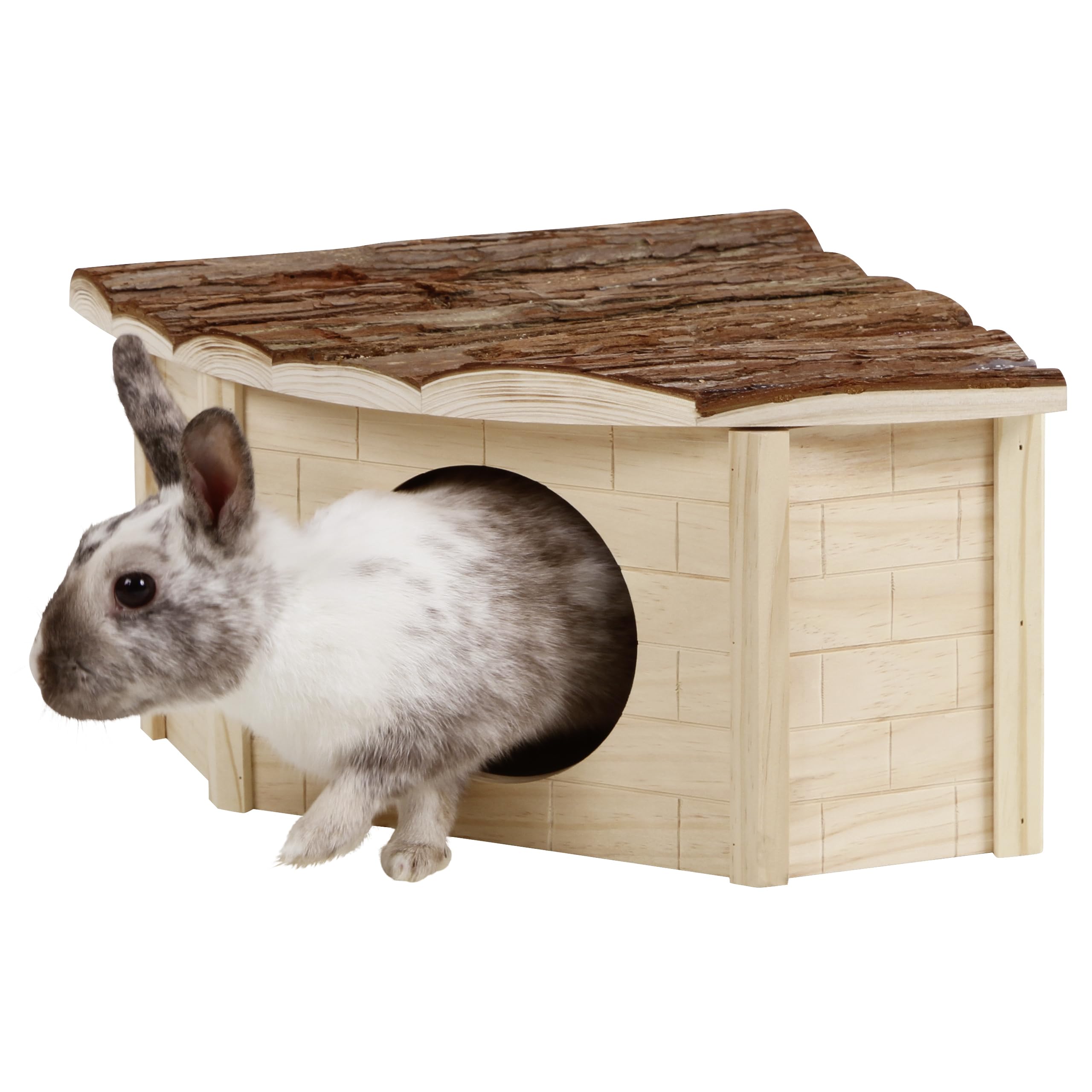 Kerbl Corner House for Rodents Nature, 31 x 31 x 20 cm