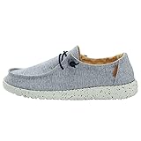 Hey Dude Women's Wendy Chambray White Blue Size 6