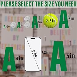 Llewyn 970 Pcs 10 Sheets Letter Stickers,Self