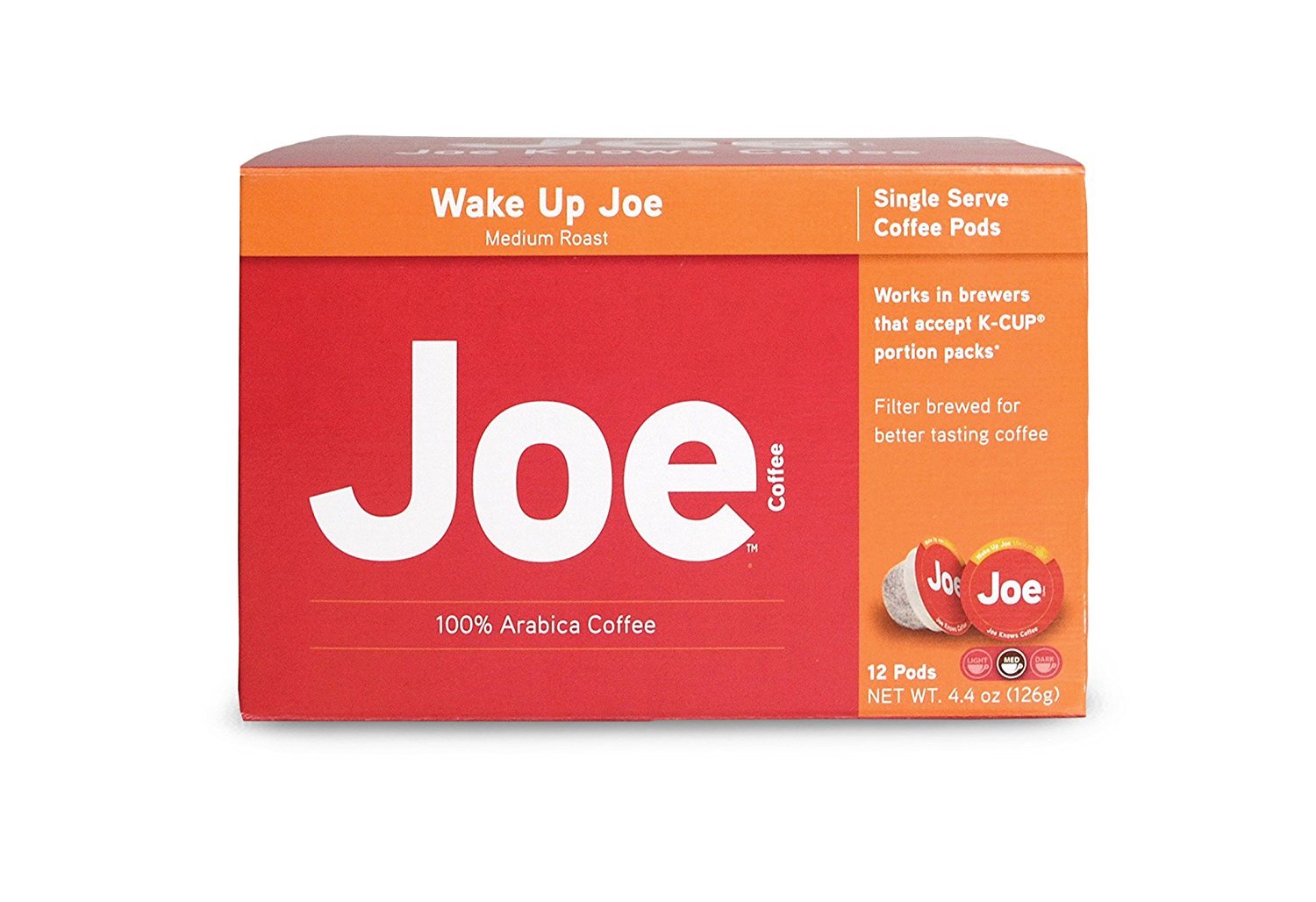Joe Knows Coffee, Wake Up Joe, Medium Roast, Coffee Pods