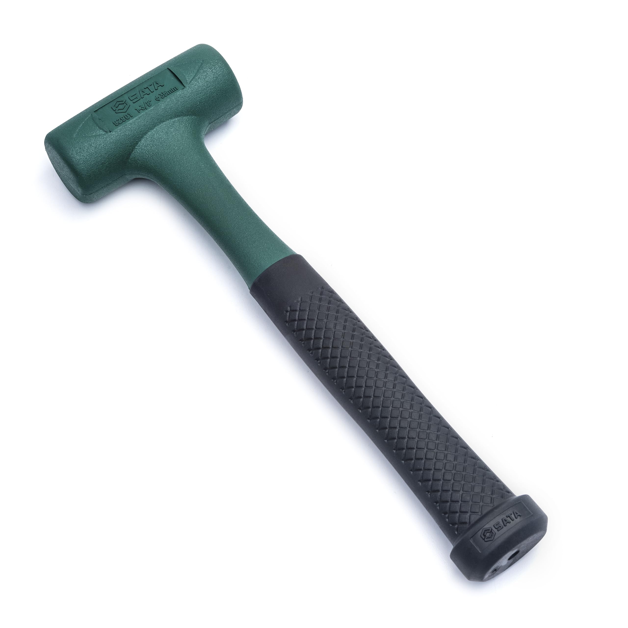 SATA ST92901SC 260mm Dead Blow Hammer with 35mm/400g Head, with a Soft Impact-Absorbing Rubber Head
