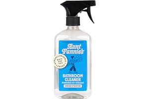 Aunt Fannie's All Purpose Bathroom Cleaner Vinegar Spray for Shower, Tub, Toilet, Tile, Sink and Fixtures, 16.9 Ounces (Pack of 1)