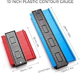Willingood 2 Pack Contour Gauge 5"+10" Plastic Woodworking Shape Tracer Tool view 2