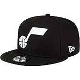 New Era NBA Black 9FIFTY Adjustable Snapback Hat Cap One Size Fits All