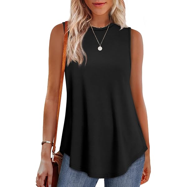 Rachel Roy Women's Split Back Tank Top – Soft Cotton Modal Blend For Effortless Style - View #5