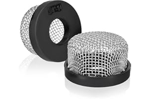 VERPLEXTER 1 Pack Stainless Steel Strainer ¾ Inch -14, Industrial Plumbing Inline, Aerator Screen Wire Mesh Compatible with Livewell Pump, Garden Washers Water Filter Sprayer Garden Hose Suction Line.