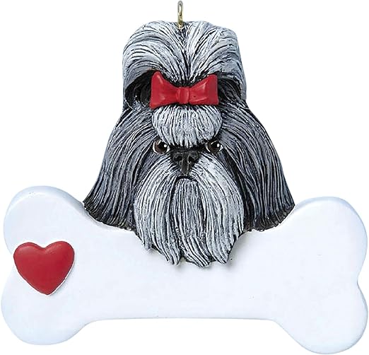 Amazon Com Personalized Shih Tzu Christmas Tree Ornament 2019
