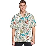 visesunny Mens Casual Button Down Short Sleeve