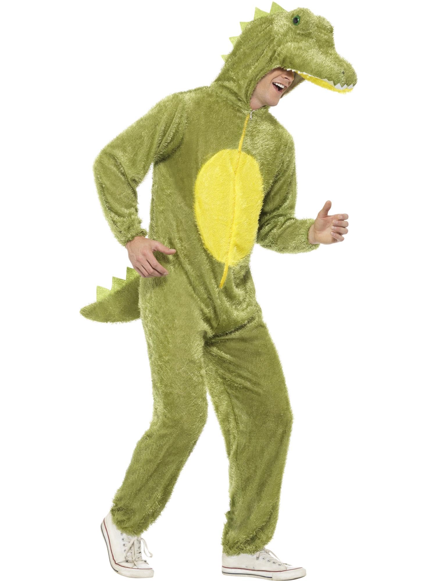 Smiffys Crocodile Costume includes Jumpsuit with Hood size L