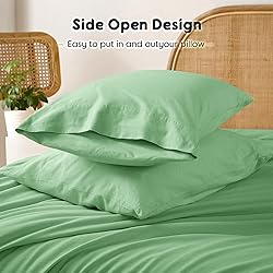 Shilucheng 100% French Linen Sheets - Queen Size