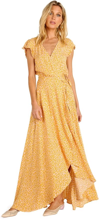 auguste scarlett wrap maxi dress