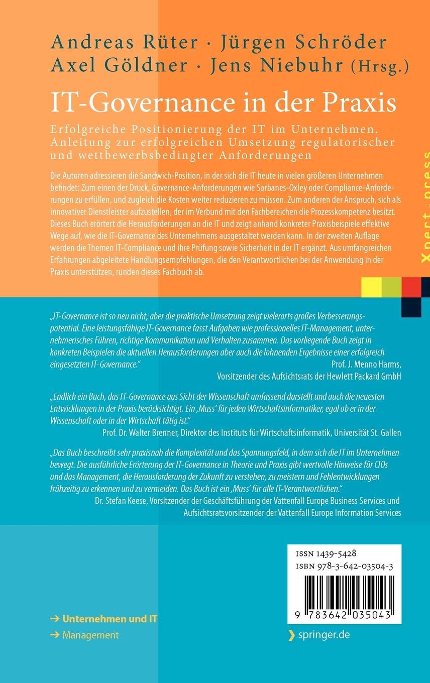 It Governance In Der Praxis Erfolgreiche Positionierung Der - 