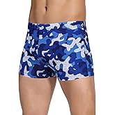 K898 Men's Square Leg Swimming Jammer Shorts UPF50+,Men Swimsuit Swim Jammers Fabric Shape Retention