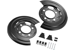 ACROPIX 1 Set Rear Brake Dust Shield Backing Plates for Ford F250 Super Duty 1999-2010 4C3Z-2209-AA Car Parts