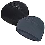 2Pcs Breathable Skull Cap Helmet Liner Running