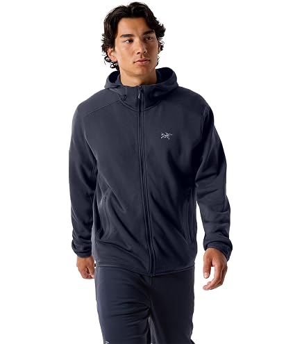 Övik Fleece Hoodie M Dark Grey - fleecová mikina pánská - FJÄLLRÄVEN