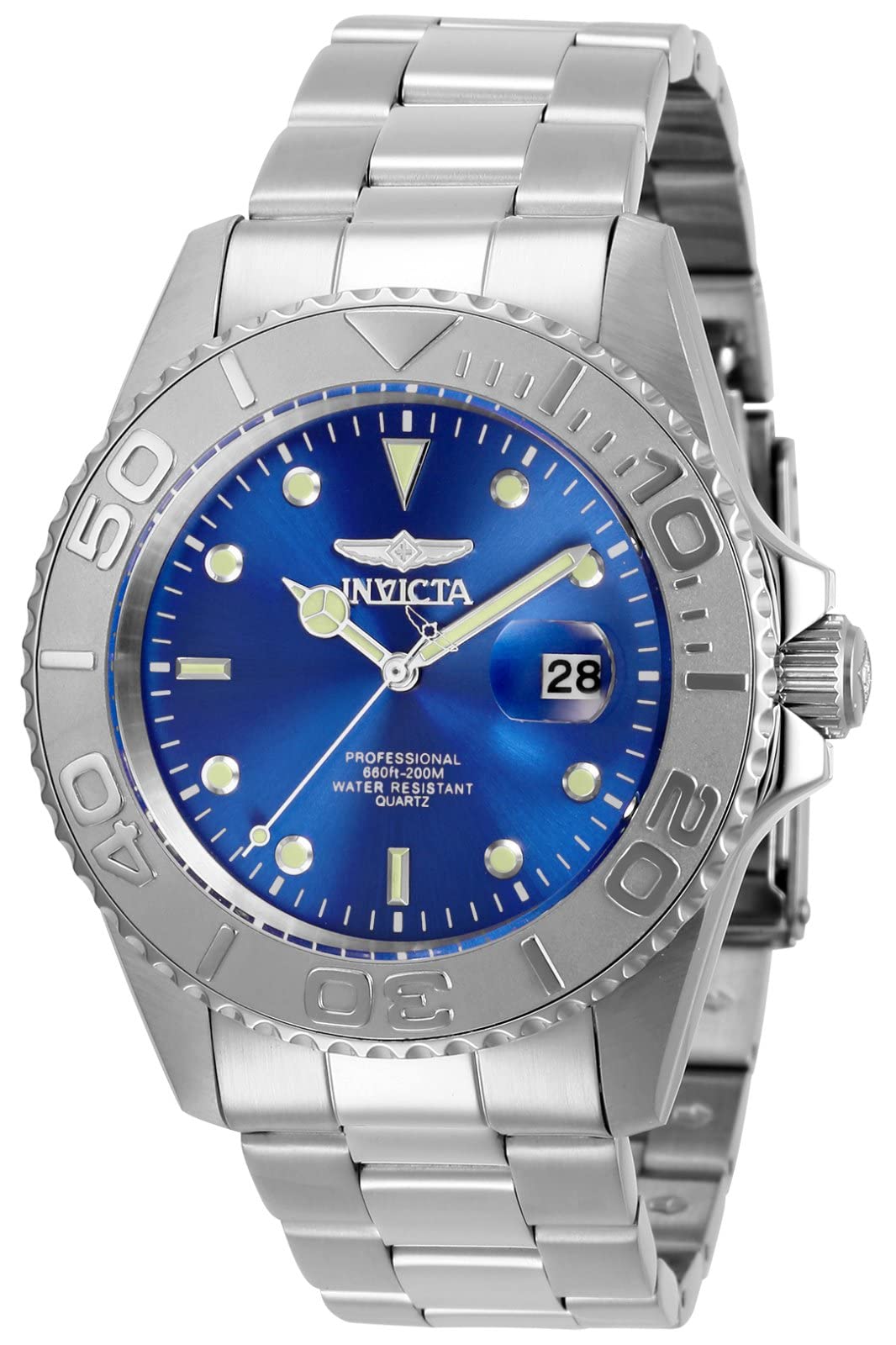 INVICTA Men Analogue Quartz Watch with Stainless Steel Strap 29945