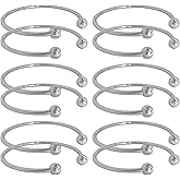 MIAO JIN 12PCS Ball Opening Adjustable Wire Blank Bracelet Expandable Bangle for Crafting DIY Jewelry Bracelets Making，2.4 Inchs（Silver）