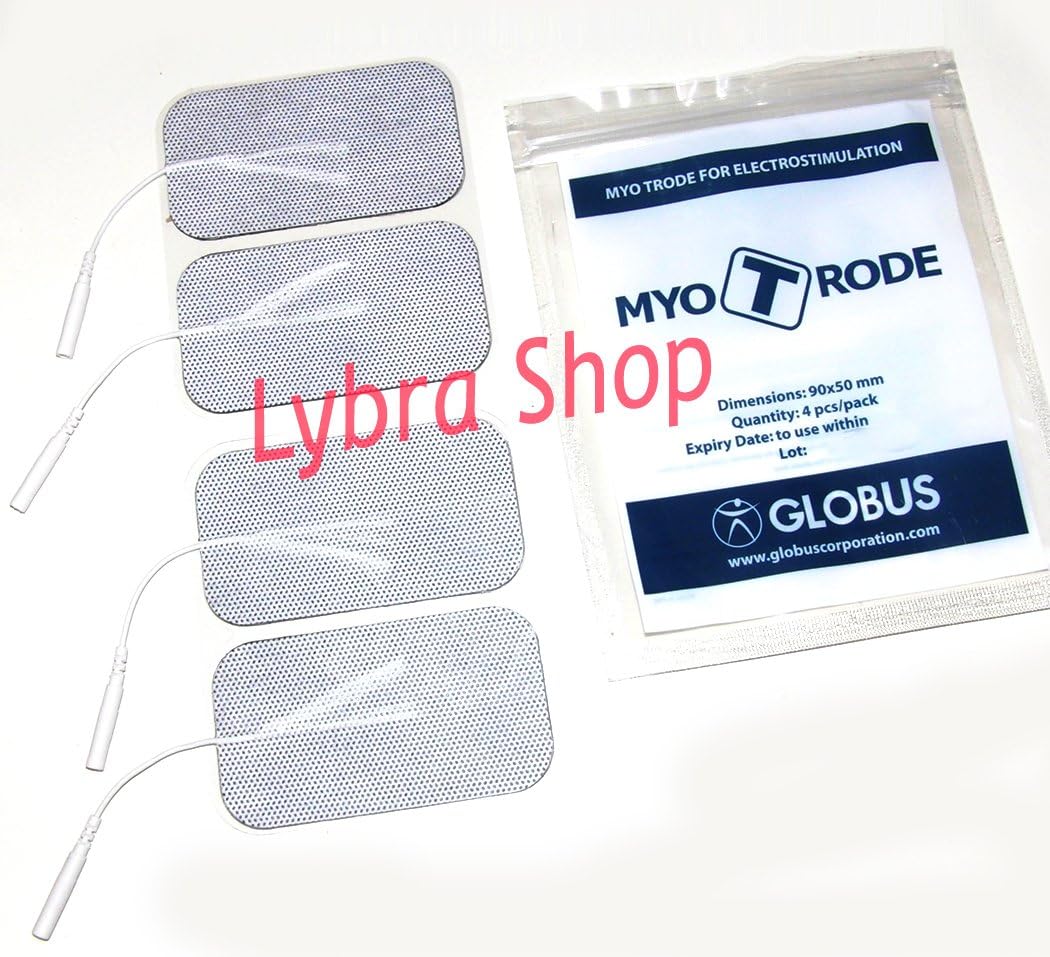 Globus 16 ELECTRODES PREMIUM : 2 pouches Squares + 2 Pouches Rectangular UNIVERSAL, White, 5x5cm - Image 4