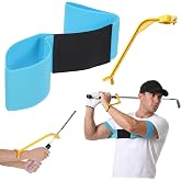Sorcristy Golf Training Wrist Hinge and Swing Correcting Arm Band | Golf Swing Training Aid for Golfers Beginners Arm Elbow Posture Teaching Accessory for Club Practice