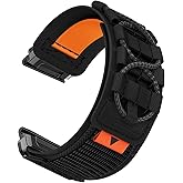 Abanen Tactical Nylon Hook Loop Sport Watch Bands for Garmin Fenix 8 51mm/ epix Pro 51mm / Instinct 3 50mm / Insintct 2X, Military Ultra Light Wrist Strap for Enduro, Fenix 7X / 6X / 5X