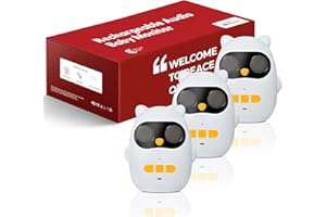 H HOSMART Audio Baby Monitor with Rechargeable Battery, 1000 Ft Range, Wireless Intercom Baby Monitor with Two-Way Talk and Clear Sound