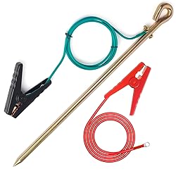 CYANTEKOMS Portable Ground Rod with 4ft 12AWG UL