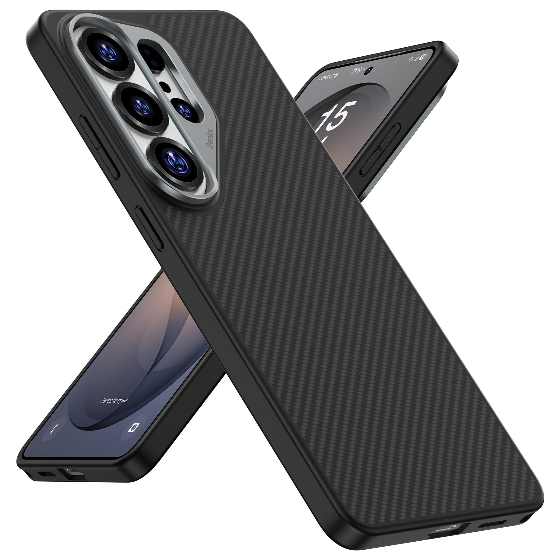 Photo 1 of BENKS S26 Ultra Case, ArmorPro Case for Samsung Galaxy S26 Ultra, MagSafe Compatible Military-Grade Protective Case, Built with Dupont Kevlar Aramid Fiber & TPU, Aluminum Camera Protection