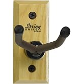 String Swing Ukulele Wall Mount Stand for Mandolin Uke Concert Pineapple Soprano Tenor and Baritone Compatible Case Alternative Kit for Home or Studio &ndash; Ash Hardwood CC01UK-A