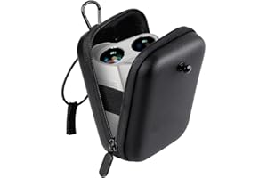 Golf Rangefinder Hard Shell Case, Hard Golf Rangefinder Case Universal Range Finder Carry Bag with Carabiner Belt Clip, Range