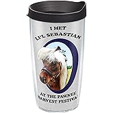 Tervis Made in USA Double Walled Parks and Recreation Insulated Tumbler Cup Keeps Drinks Cold & Hot, 16oz, Lil Sebastian