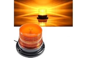 DINFU LED Strobe Light,Amber Warning Lights,Emergency Flashing Beacon Light with Magnetic for Vehicle Forklift Truck Tractor Golf Carts UTV Car Bus