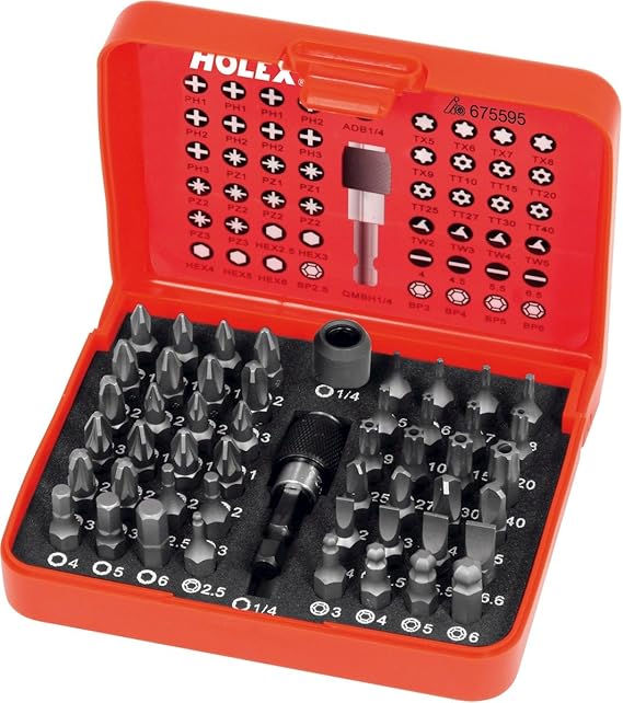 HOLEX Bits-Sortiment 675595, 50-teilig: Amazon.de: Baumarkt