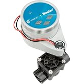 Hunter NODE-BT-100-VALVE Bluetooth Sprinkler Timer with 1 in. PGV Valve | 1-zone Bluetooth battery irrigation controller with 1 in. PGV valve, DC-latching solenoid, and waterproof housing