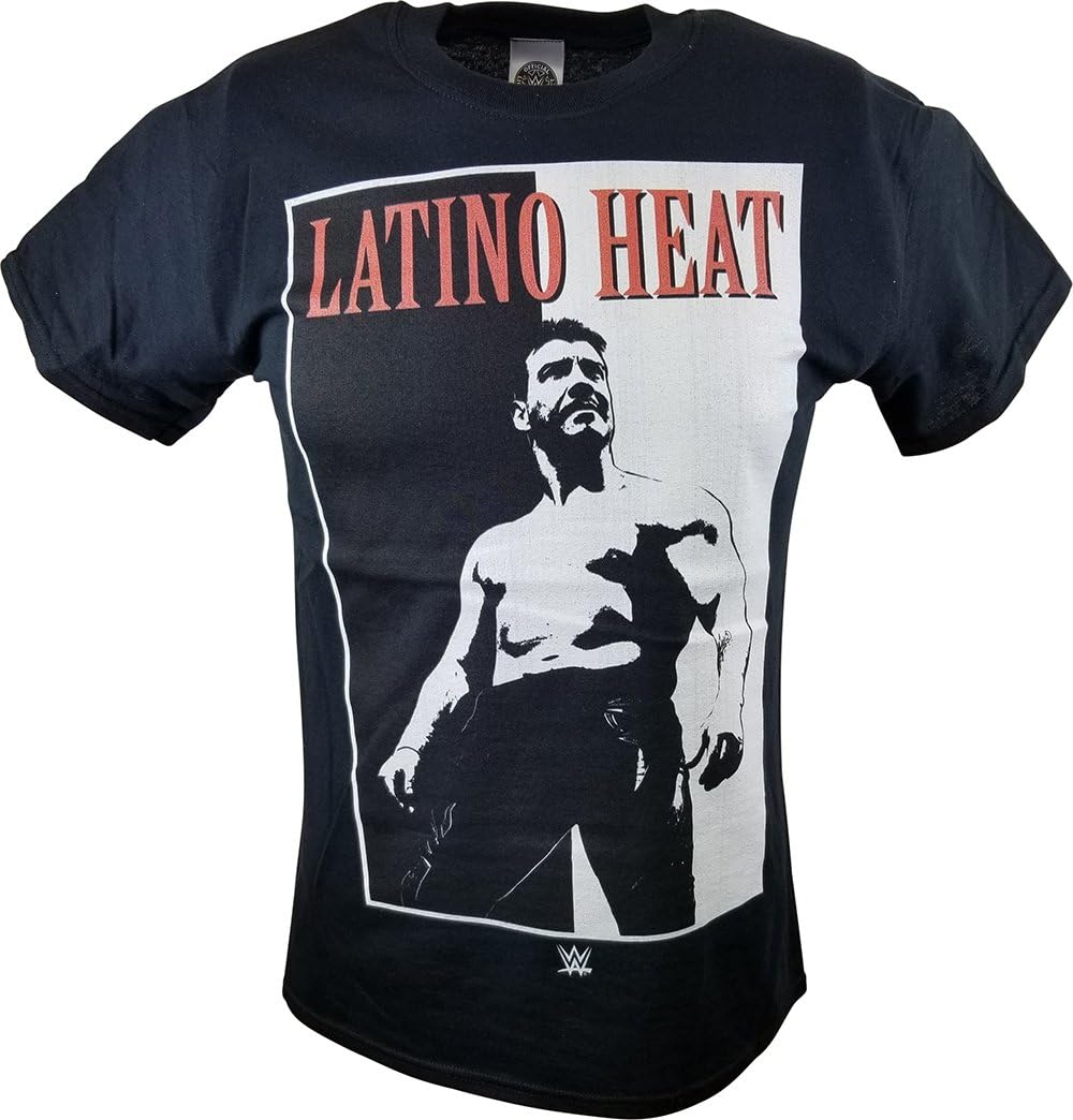 Eddie Guerrero Scarface Addicted To The Heat Mens Black T-shirt-3XL