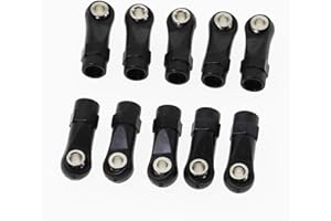 DKKY DKKY RACING DKKY M4 Link Linkage Rod End Width Balls Joint Head Set for 1/10 TRX-4 Scx10 Trx4 Rc Crawler Car (A Section)