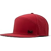 melin Trenches Icon Hydro, Performance Snapback Hat, Water-Resistant Flat Bill Caps for Men & Women, Golf, Running or Workout