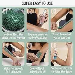Tress Wellness Waxing Kit for Brazilian Wax - Easy