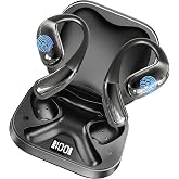 South swan Translation Earbuds, Real-Time 2-Way Translator 165 Languages | No Subscription, 8g Open-Ear Clip-On Glasses-Friendly Wireless Earbuds for Travel Study Workout &amp; Meetings