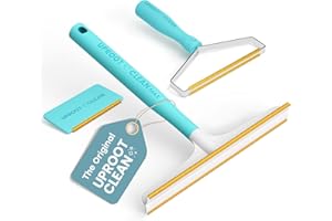 Uproot Clean Fur-Nado Survival Kit - Uproot Cleaner Pro Pet Hair Remover Tool + Mini & Max Variants - Pet Hair Removal Tool and Carpet Rake - Easy Cat & Dog Fur Scraper Bundle